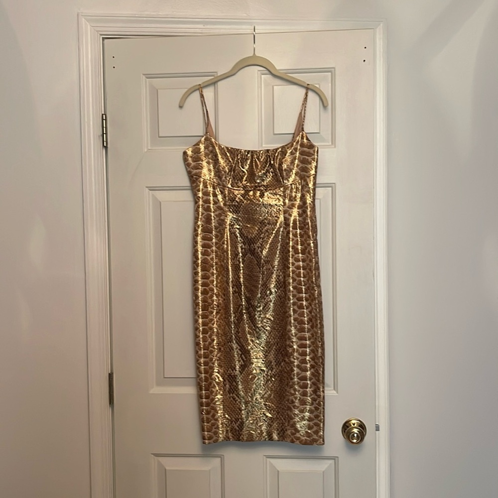 Tracy Reese metallic dress